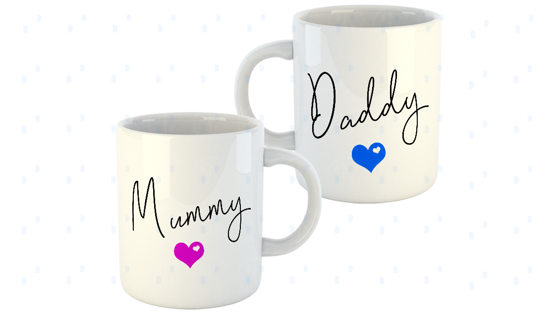 next mummy and daddy mugs