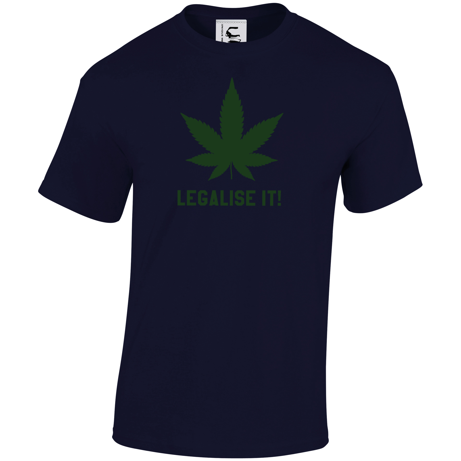 Recreational t-shirt marijuana leaf cannabis legalise it fun gift adult sizes - Picture 5 of 7