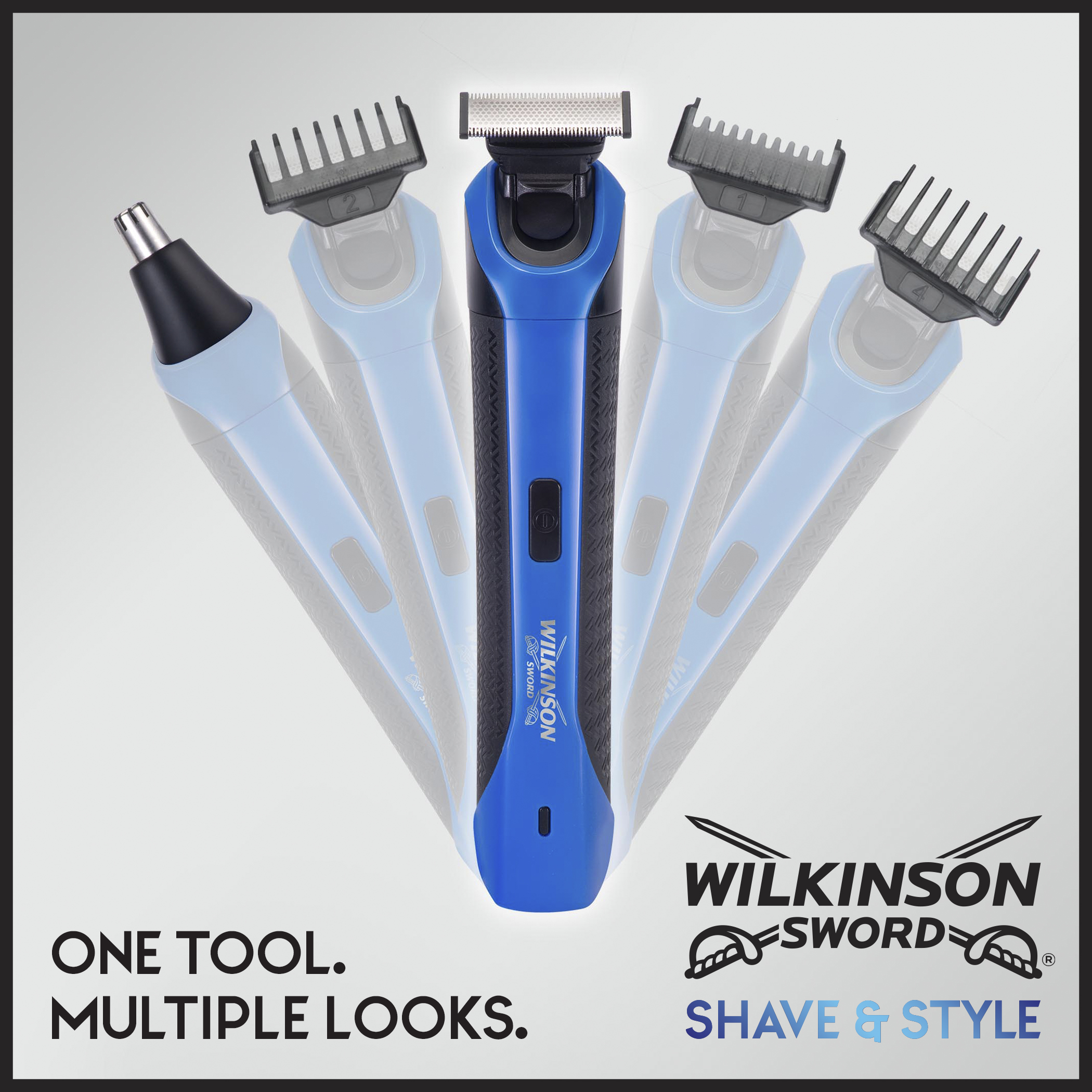 Wilkinson Sword Shave & Style Men's Trimmer & Blade Set 4027800565504