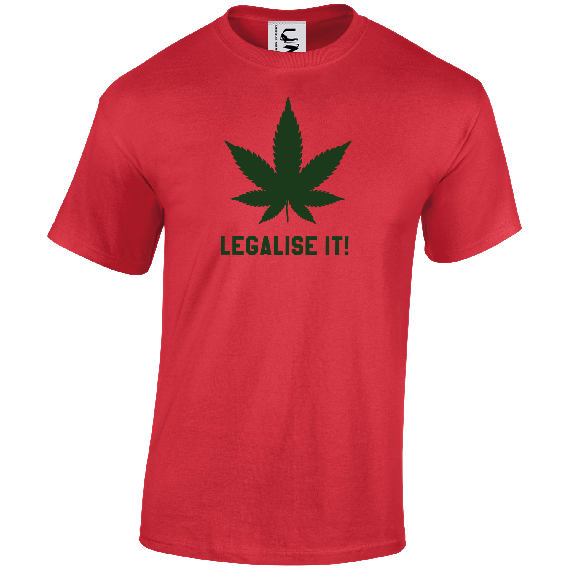 Recreational t-shirt marijuana leaf cannabis legalise it fun gift adult sizes - Picture 7 of 7