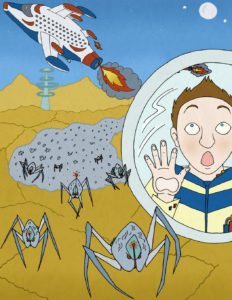 Young Writers' Award winning story illustration