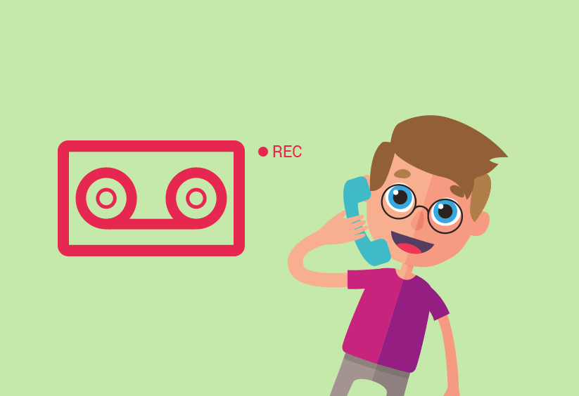 Call recording with a VoIP phone system