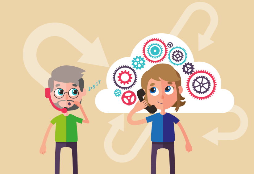 Business VoIP call recording for training employees