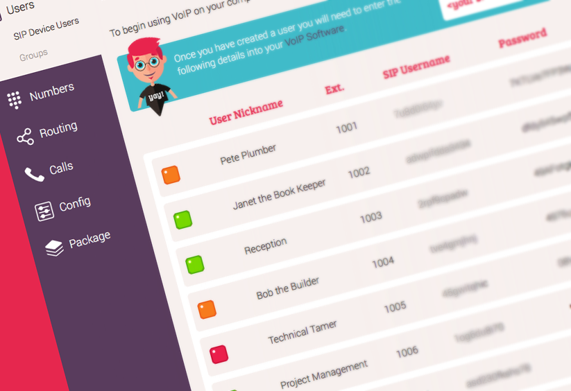 Busy Lamp Field field Cloud PBX feature offers easy call status indication for all