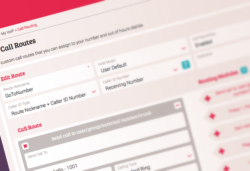 New phone number presentation and inbound Caller ID options