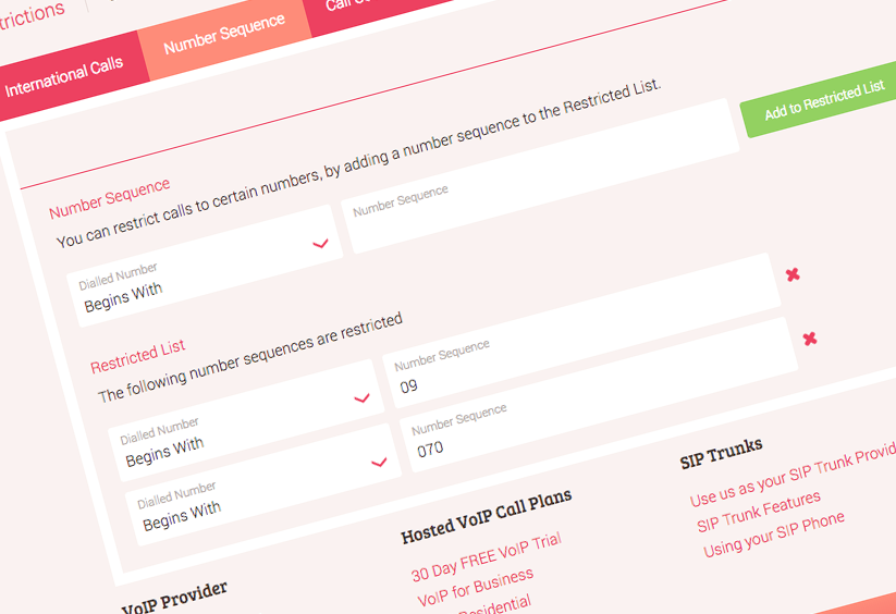 Enjoy full control over your Cloud PBX and avoid nuisance calls