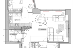 Floor plan of the property in Berlin Friedrichshain