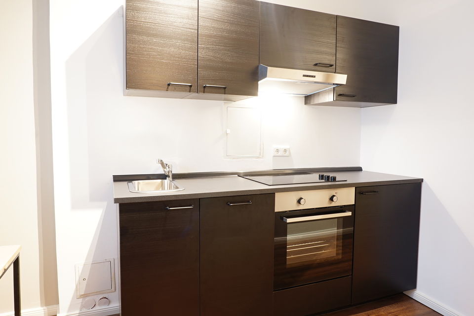 Furnished apartment, kitchen with built-in appliances in Berlin Prenzlauer Berg