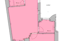 Floor plan of the property in Berlin Wilmersdorf