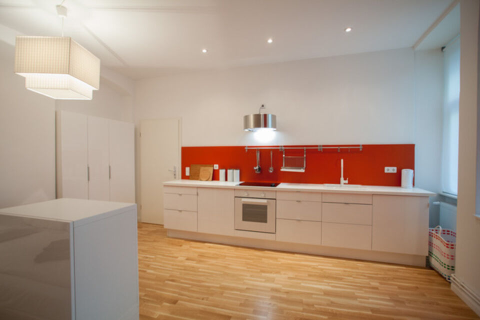 Fitted kitchen with modern equipment in Berlin Friedrichshain