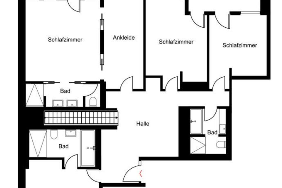 Floor plan of the property in Berlin Mitte