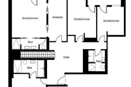 Floor plan of the property in Berlin Mitte