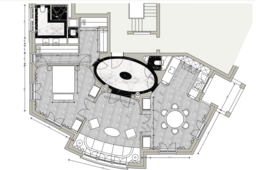 Floor plan of the property in Berlin Mitte