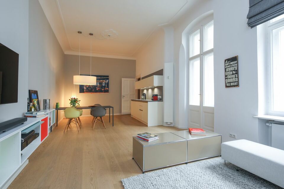 Hallway of period apartment in Berlin Charlottenburg