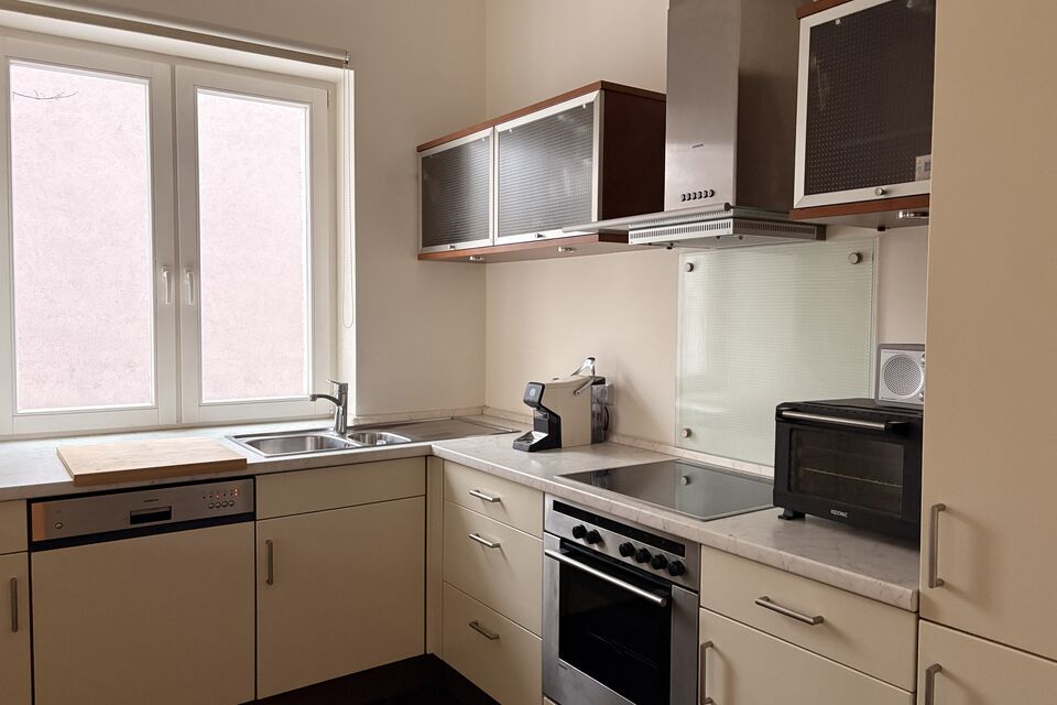 Furnished apartment, kitchen with built-in appliances in Berlin Prenzlauer Berg