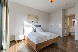 Furnished apartment, floor plan with wooden flooring in Berlin Mitte