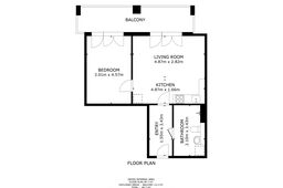 Floor plan of the property in Berlin Kreuzberg
