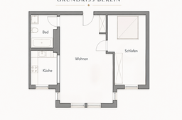 Floor plan of the property in Berlin Mitte
