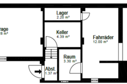 Grundriss der Immobilie in Berlin Adlershof