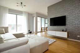 Apartment, living room with balcony access in Berlin Mitte