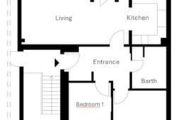 Floor plan of the property in Berlin Prenzlauer Berg