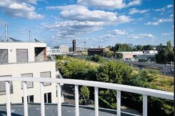 Möblierte Wohnung in Berlin, Friedrichshain – Balkon