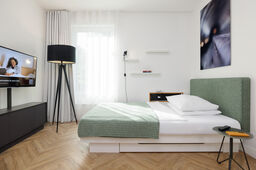 Serviced Apartment in München, Schwabing – Schlafzimmer 1