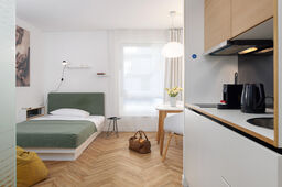 Serviced Apartment in München, Schwabing – Schlafzimmer 1