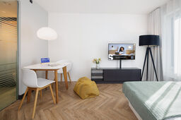 Serviced Apartment in München, Schwabing – Schlafzimmer 1