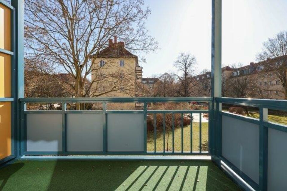 Möblierte Wohnung, Balkon mit Stadtblick in Berlin Prenzlauer Berg