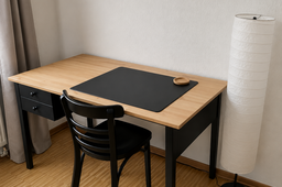 Furnished apartment, bedroom with work desk in Berlin Prenzlauer Berg