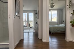 Furnished apartment, corridor with Eiffel Tower view in Berlin Prenzlauer Berg