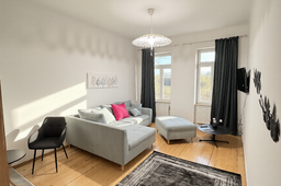 Furnished apartment in Leipzig, Connewitz – Living Room