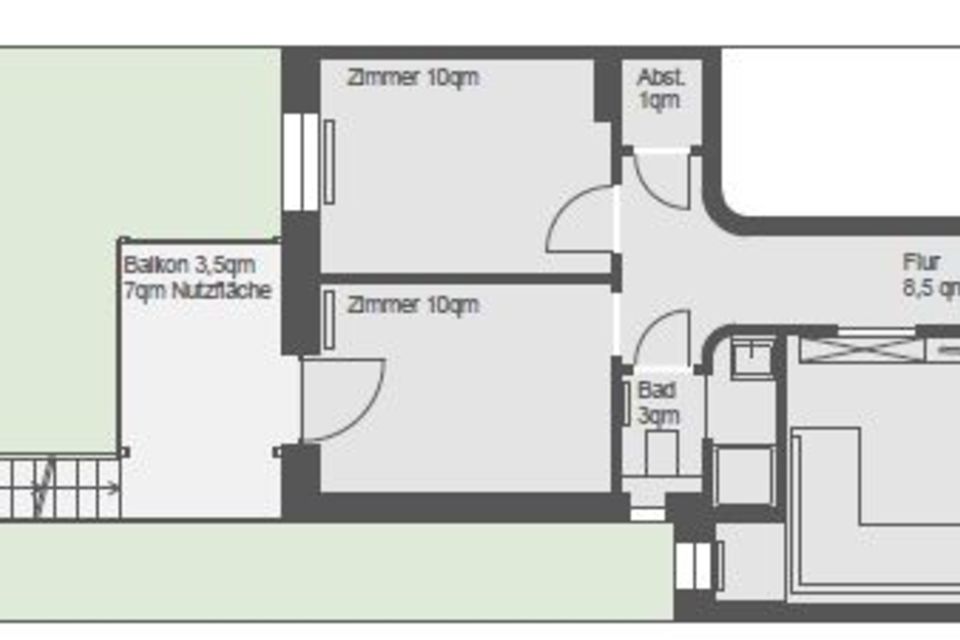 Floor plan of the property in Hamburg Sternschanze