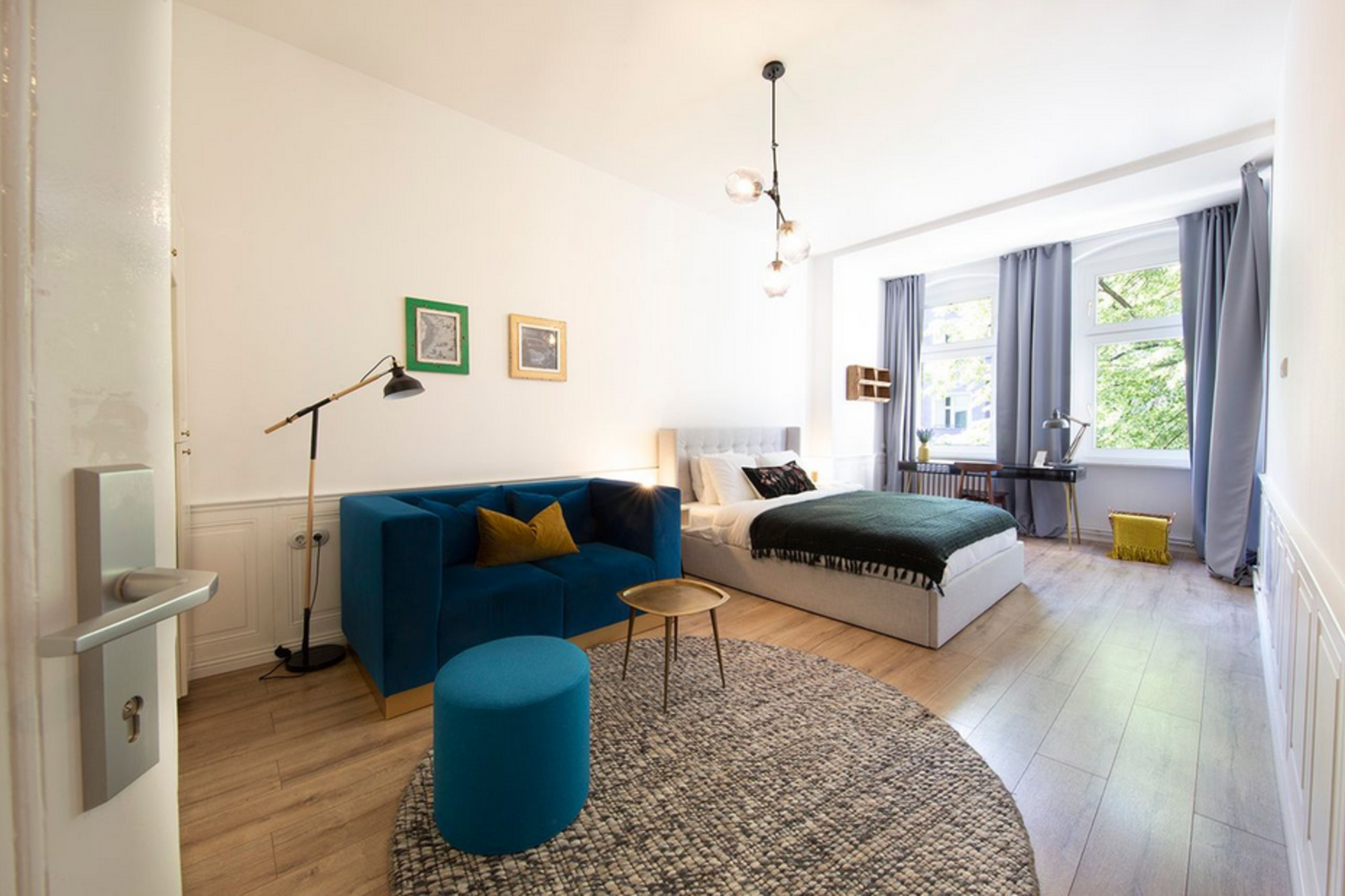 Möblierte Design Wohnung