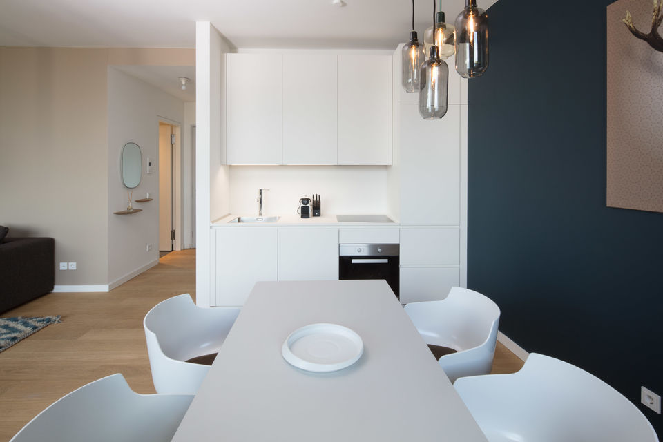 Möblierte Wohnung, Küche mit Essbereich in Berlin Mitte