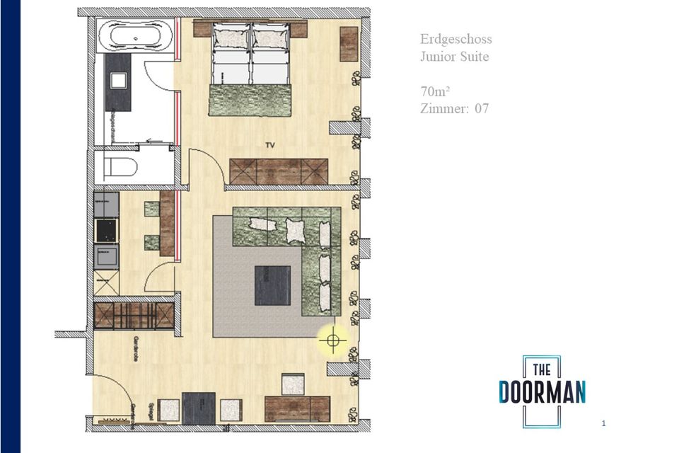 Grundriss der Immobilie in Frankfurt Innenstadt