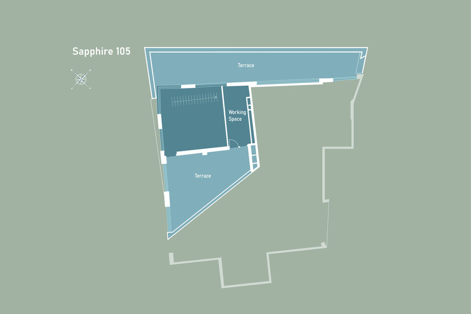 Floor plan of the property in Berlin Mitte