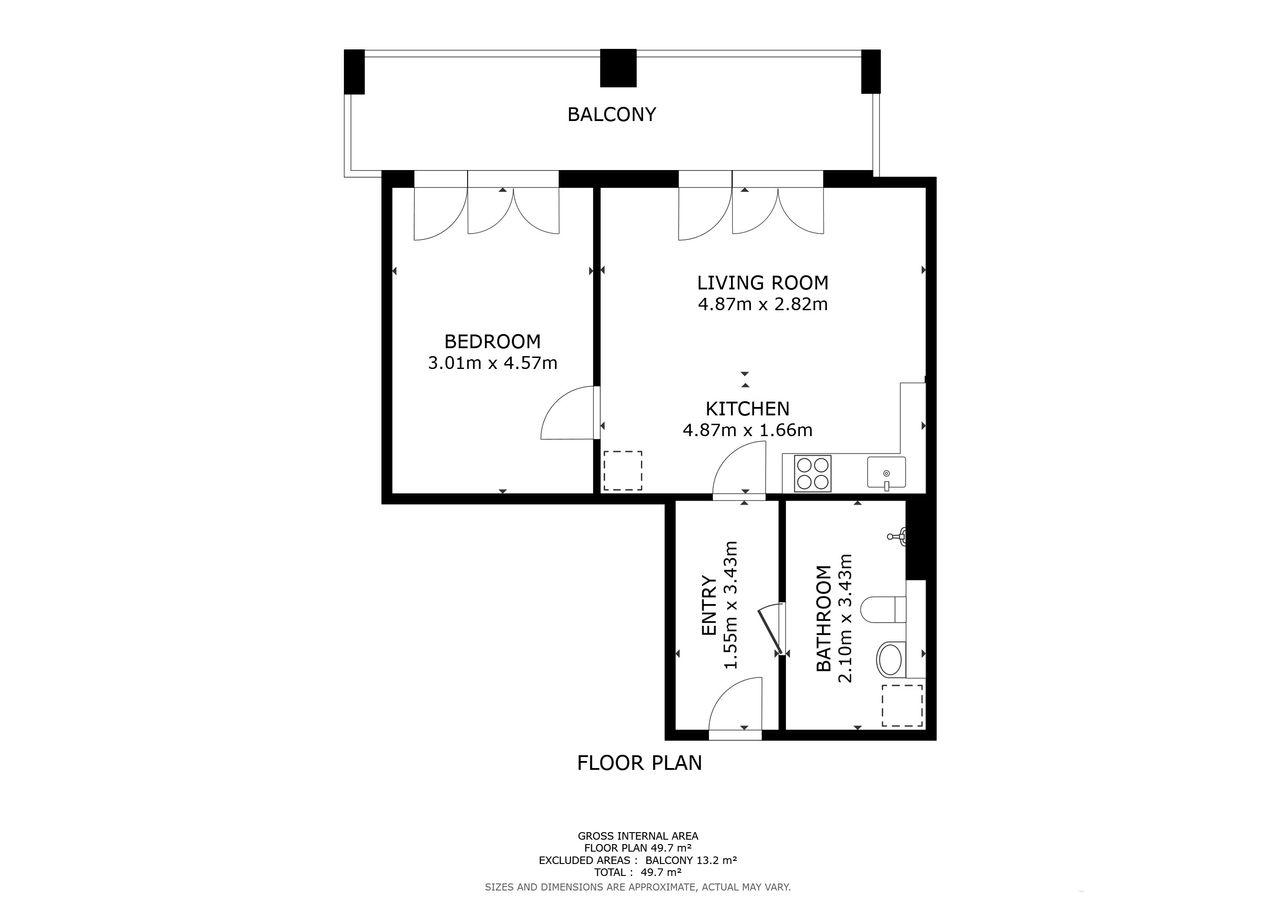 Furnished apartment in Berlin, Kreuzberg - #4056-ground plan