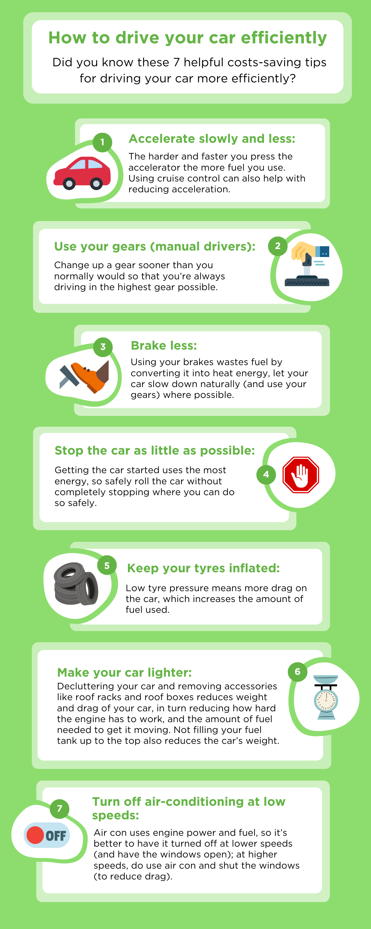 Resources How to drive your car efficiently