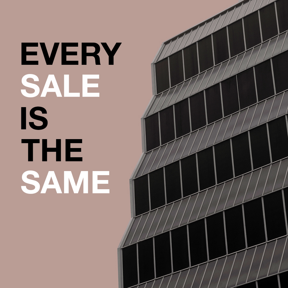 New single… “Every Sale is the Same” out September