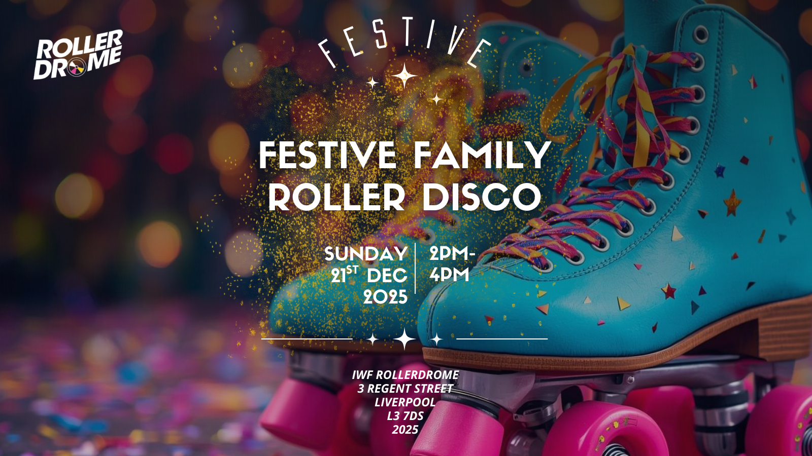 Celebrate the Season: Family Festive Roller Disco at IWF Rollerdrome!