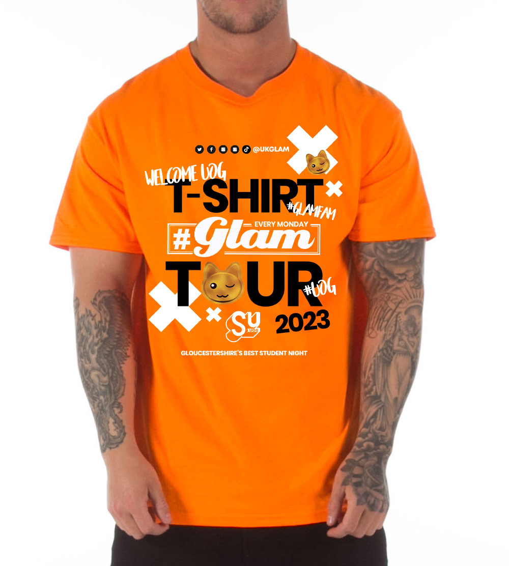 Glam Cheltenham – T Shirt Tour