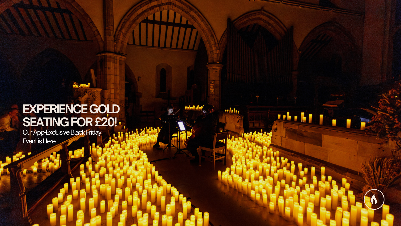 Our Black Friday Sale is HERE: Gold Seated Tickets for Just £20!