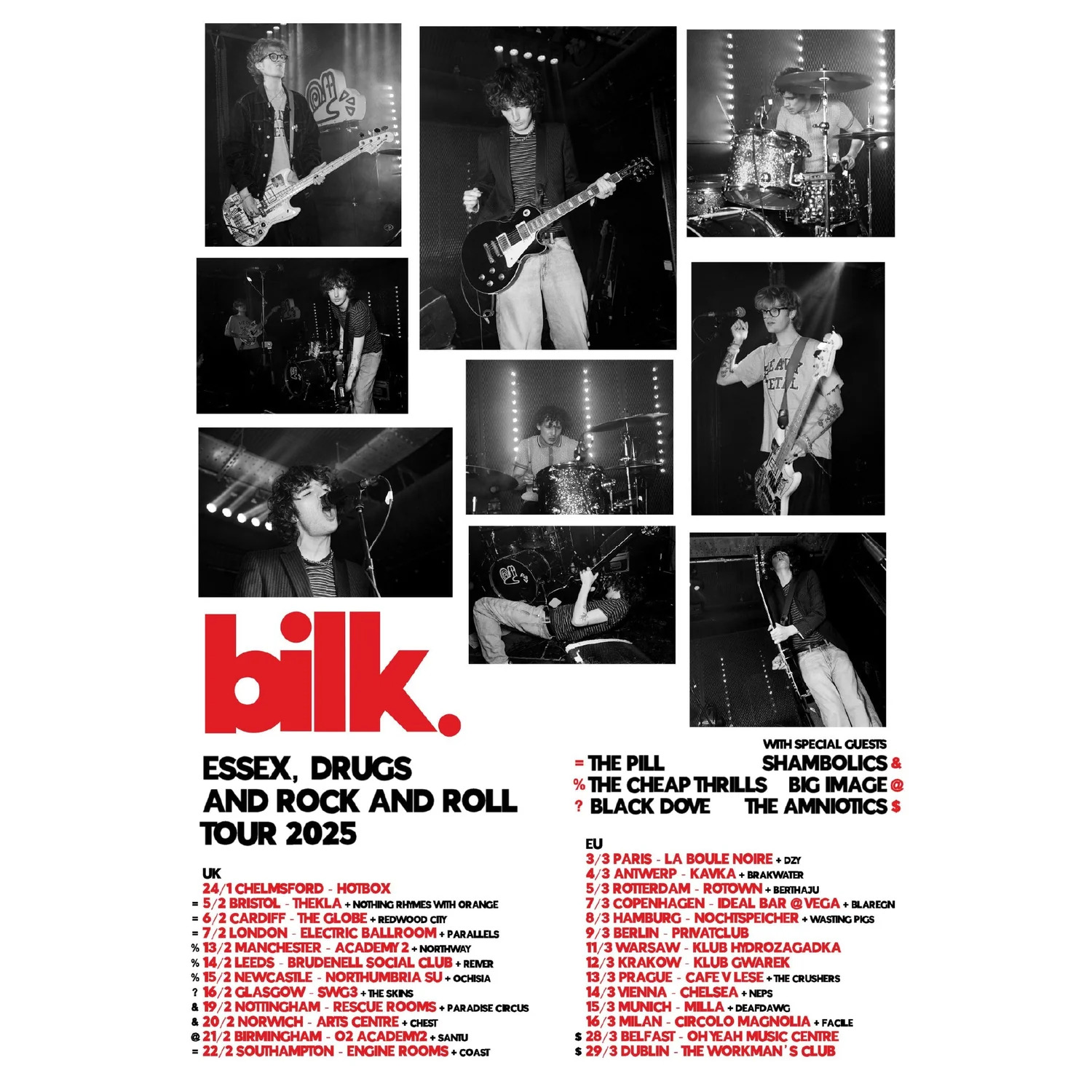 BILK ON TOUR