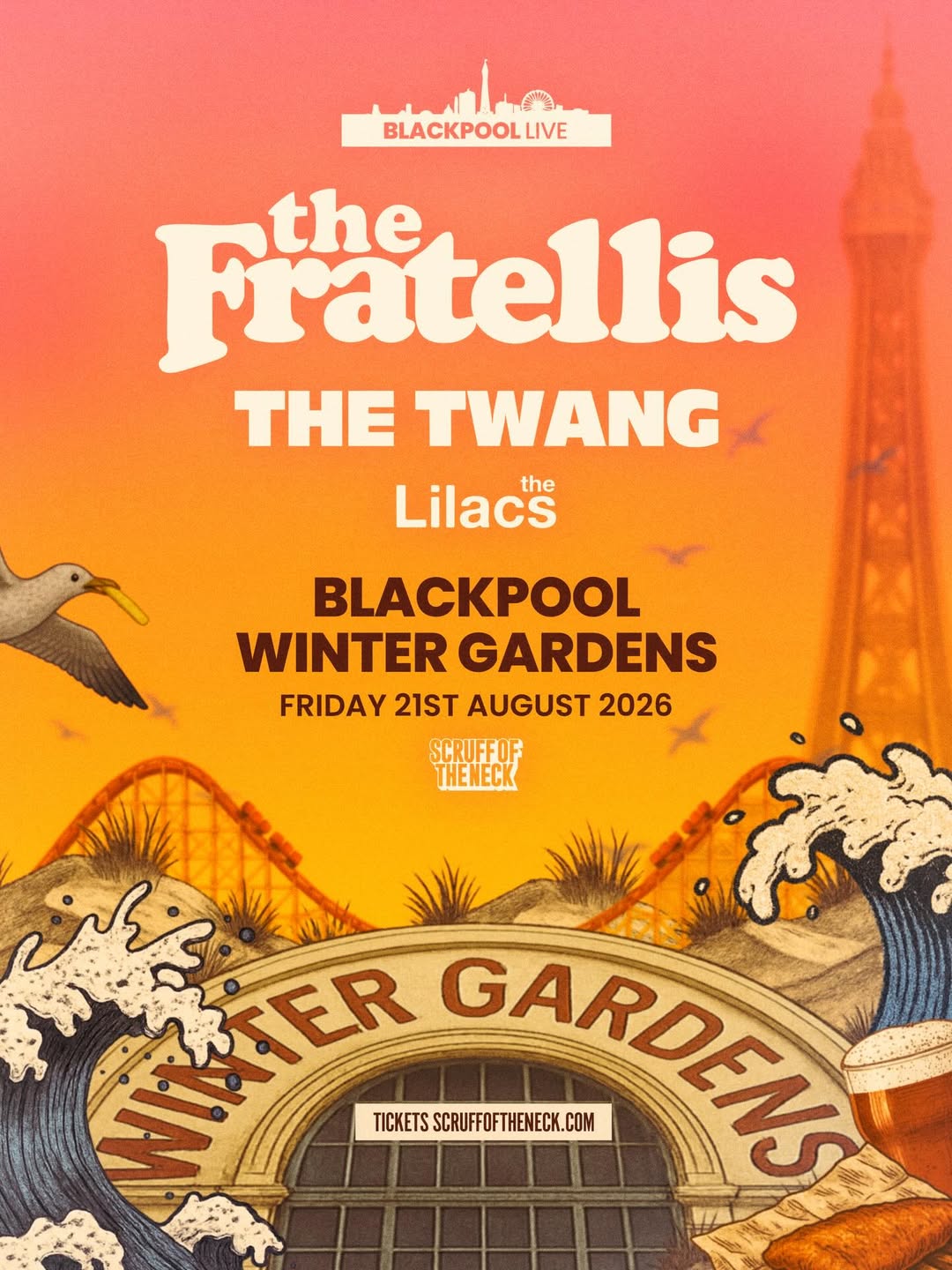JUST ANNOUNCED: THE FRATELLIS AT BLACKPOOL WINTER GARDENS