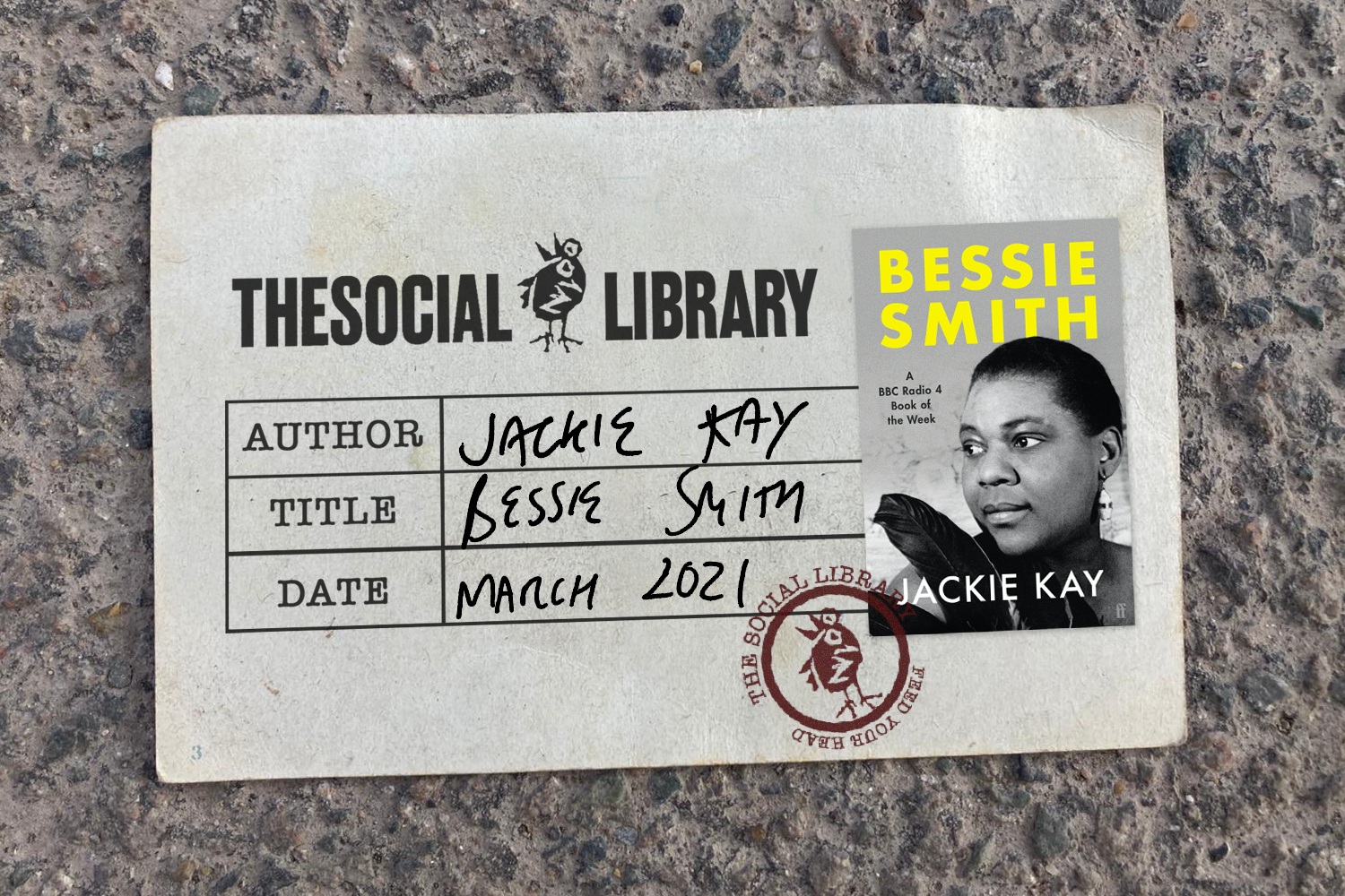 The Social Library: March – Bessie Smith by Jackie Kay