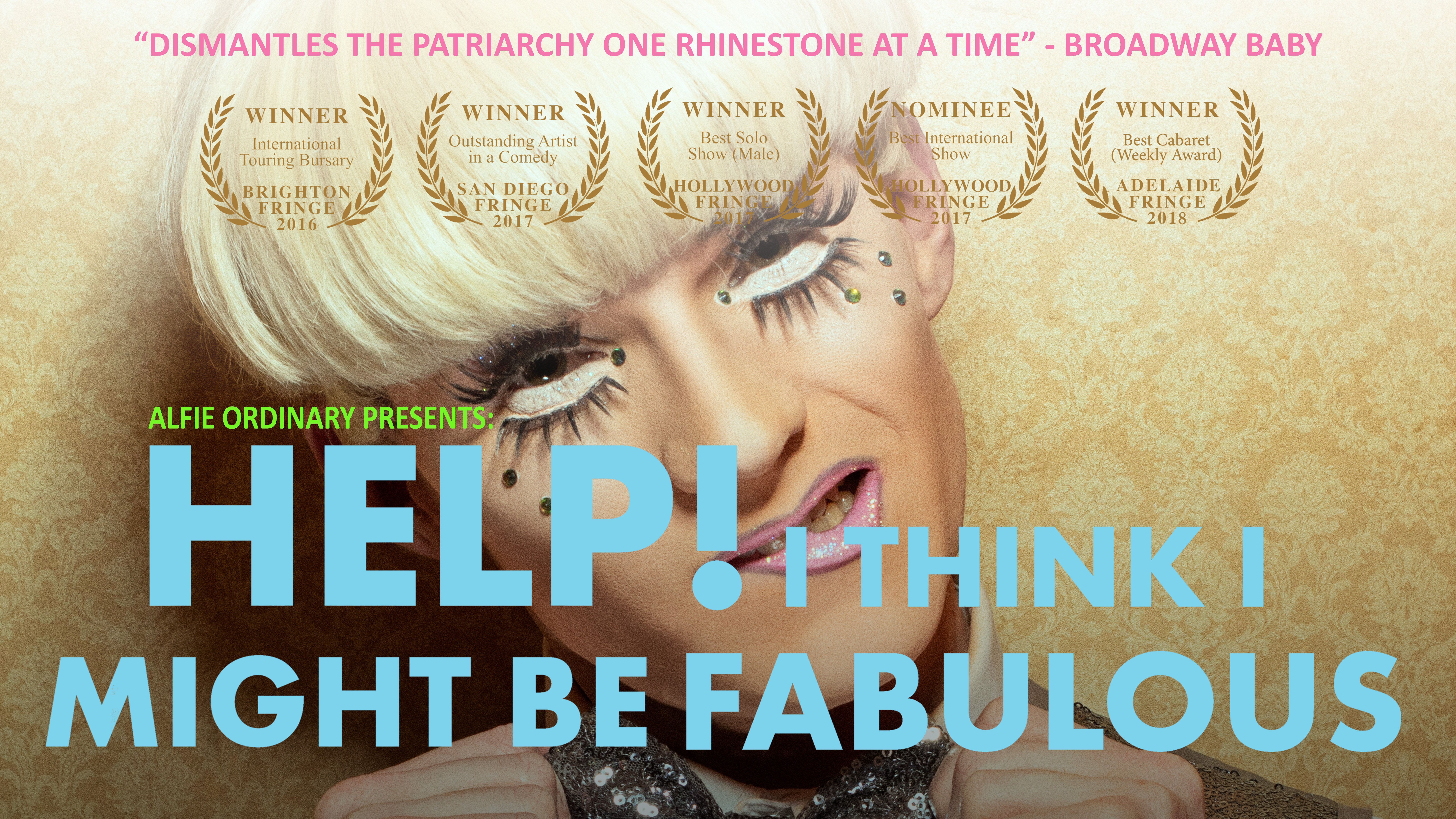 Award-winning Drag Prince Alfie Ordinary comes to Salford!