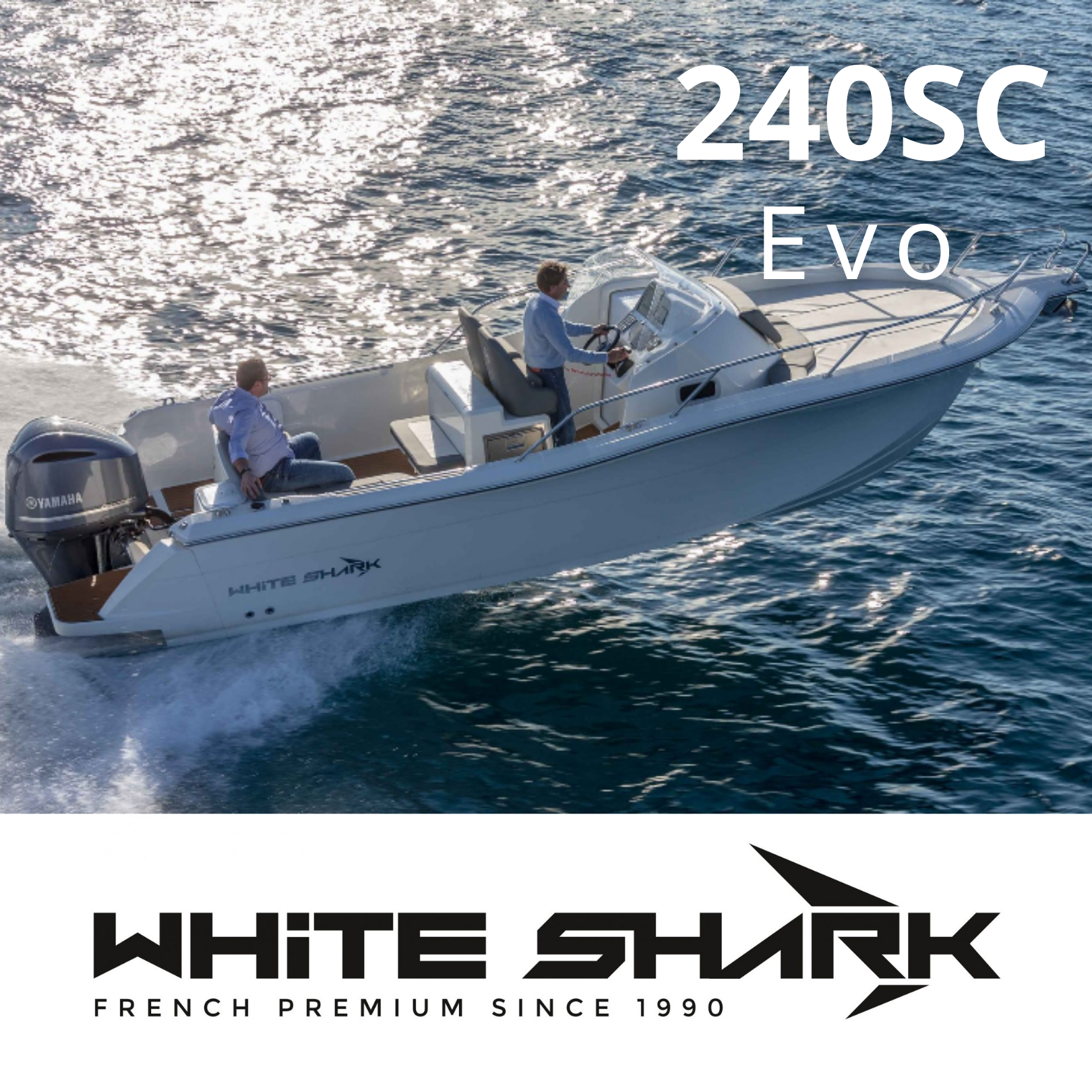 WHITE SHARK 240 SC Evo au salon nautique du Grand Pavois, La Rochelle 2022