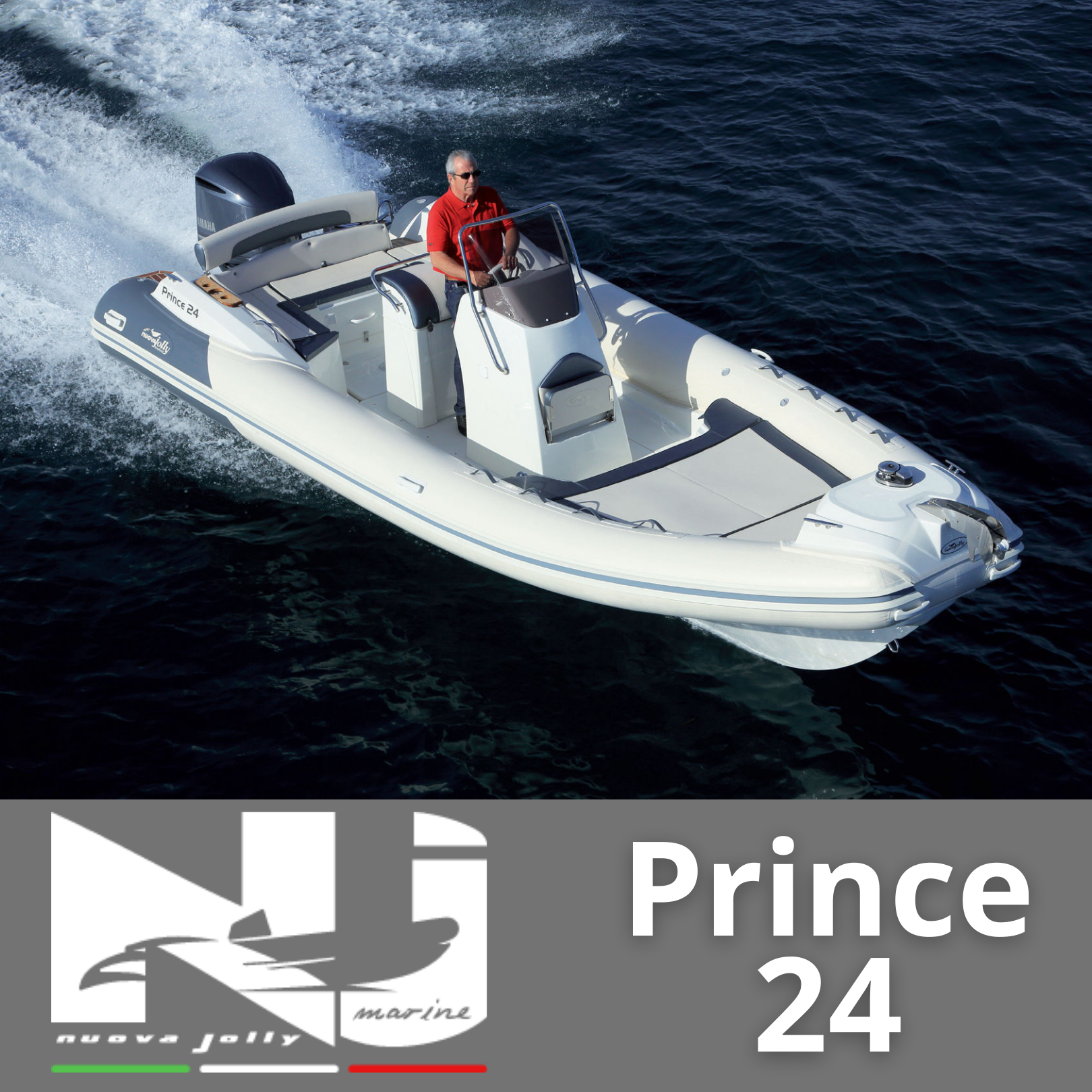 Bateau moteur semi-rigide Nuova Jolly Prince 24
